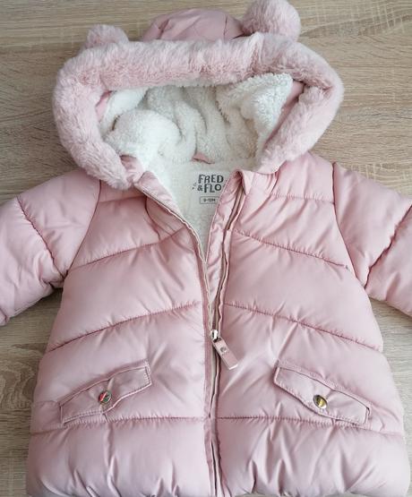 Dievcenska zimna bunda velk.9-12 mesiacov, f&f,74