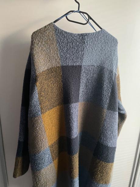 Kardigán - dlhý pletený sveter, gina,xl