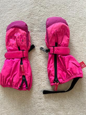 Zimné nepremokavé palčiakové rukavice pre dievč, relax,98