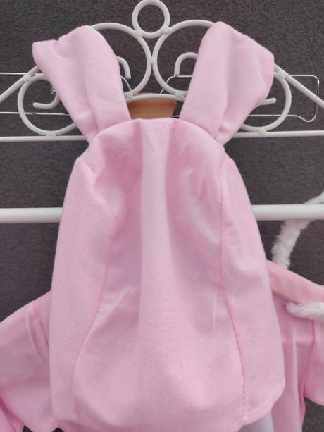 Karnevalový kostým ružový zajačik, 