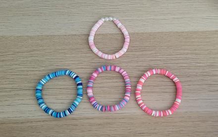 Ručne vyrobené náramky - 4 ks, 