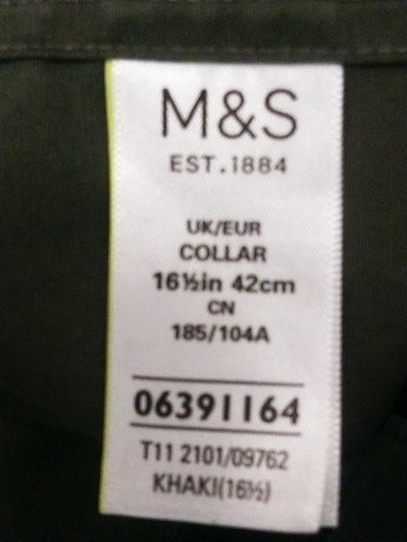 Pánska tmavo olivová košeľa, m&s regular, xl, marks & spencer,xl