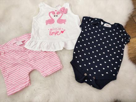 Balík letného oblečenia 56/62, 50–62