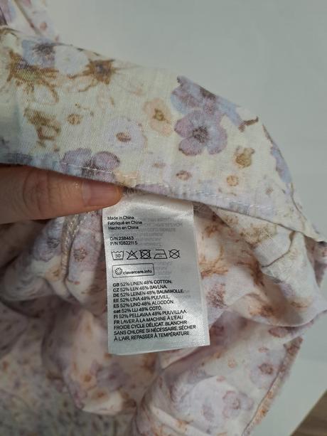 H&m ľanová sukňa, h&m,l