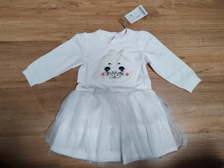 Sviatocne saty s tylovou suknickou, coccodrillo,80