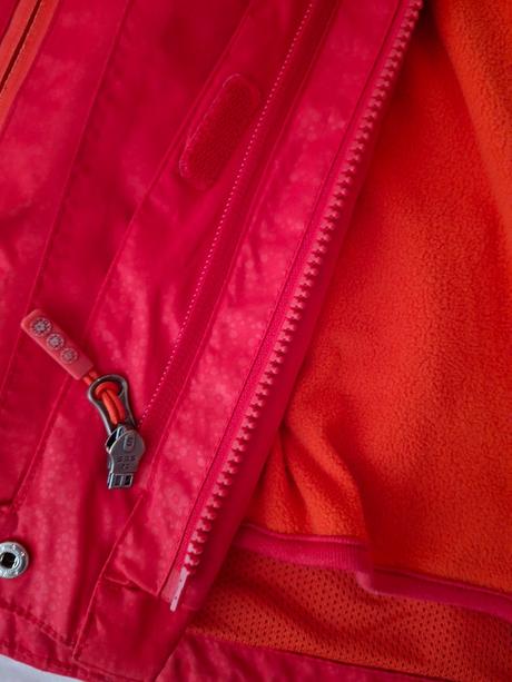 Detská outdoorova bunda s flísovou podšívkou, tchibo,164