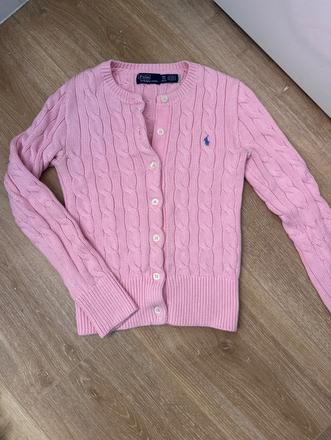 Ralph lauren ružový sveter, ralph lauren,xs