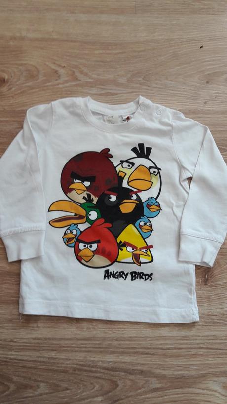 Tricko angry birds, h&m,86