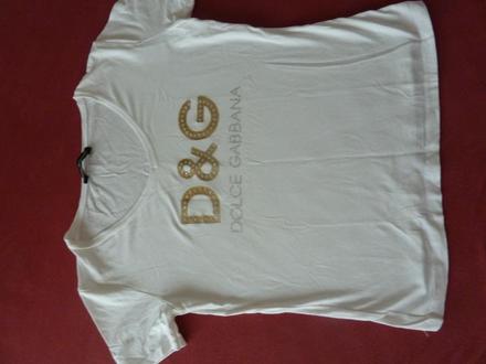 Štýlové tričko d&g vel. xs -, s
