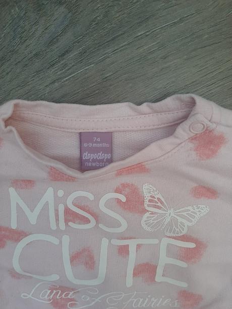 Mikinové šaty, dopodopo,74