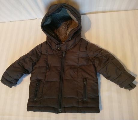 Chlapčenská tmavo sivá zimná bunda, gap, gap,74