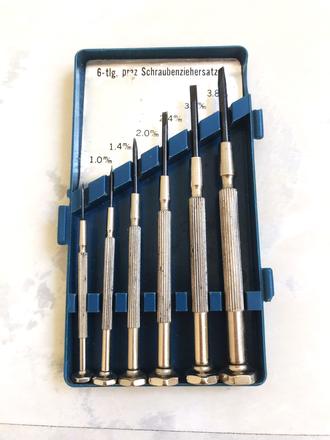 Sada mikro šrubovákov,