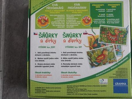 Šnúrky a dierky 4+, 