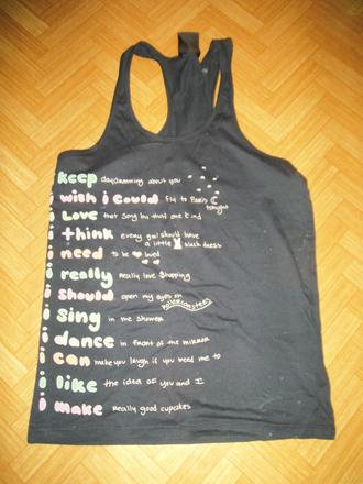 Cierne damske tielko s/m, s