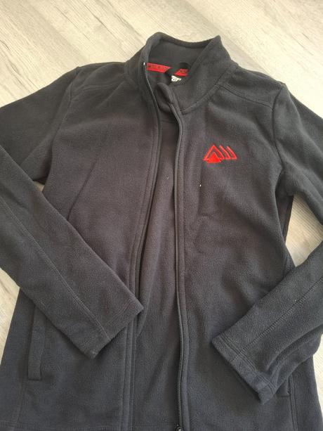 Froté mikina na zips top stav, crivit,134