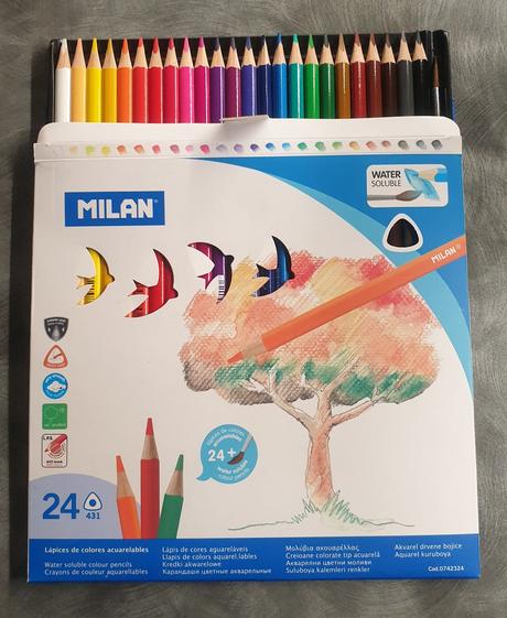 Pastelky trojhranné 24 ks, 