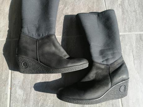 Pohodlné zateplené čižmy v39-40, vd 25,2cm, 39