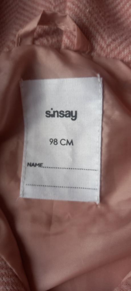 Kabátik pre dievčatko, sinsay,98