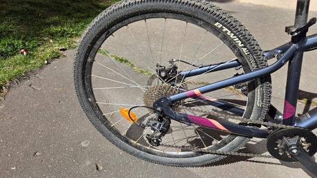 Horský bicykel rockrider st120 27,5,najazdené100km, 26