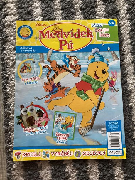 Medvídek pú, peppa pig, moje kamarátka conni, 