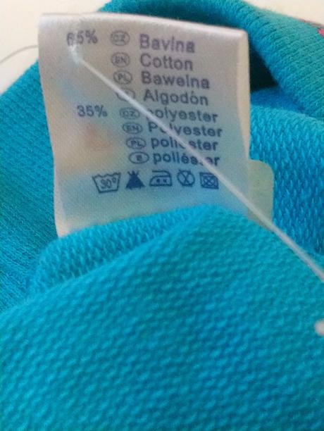 Modré tepláky lovely, n-feel, 116-122 cm, 122