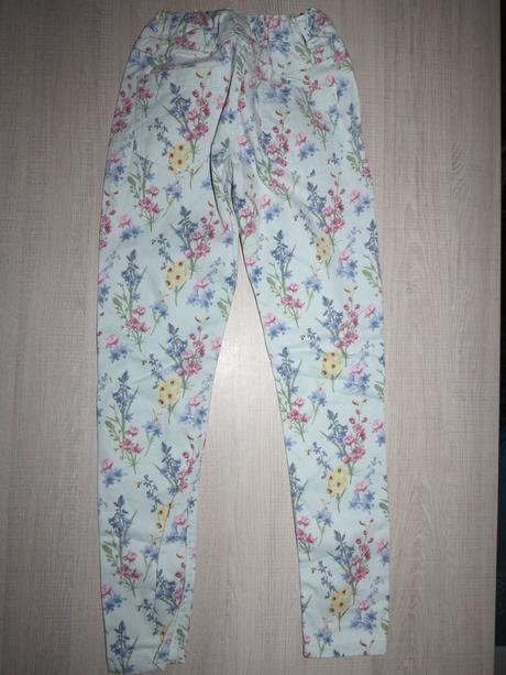 Kvietkované nohavice, f&f,140