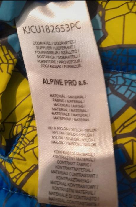 Obojstranná vetrovka bunda 152/158, alpine pro,152