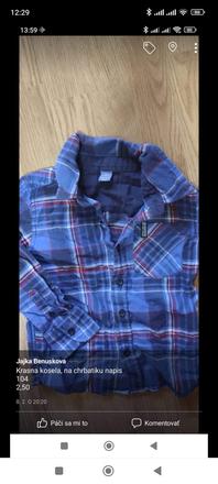 Košeľa, 104