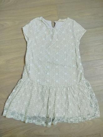 Čipkované šatočky, zara,128