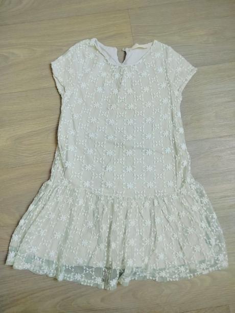 Čipkované šatočky, zara,128