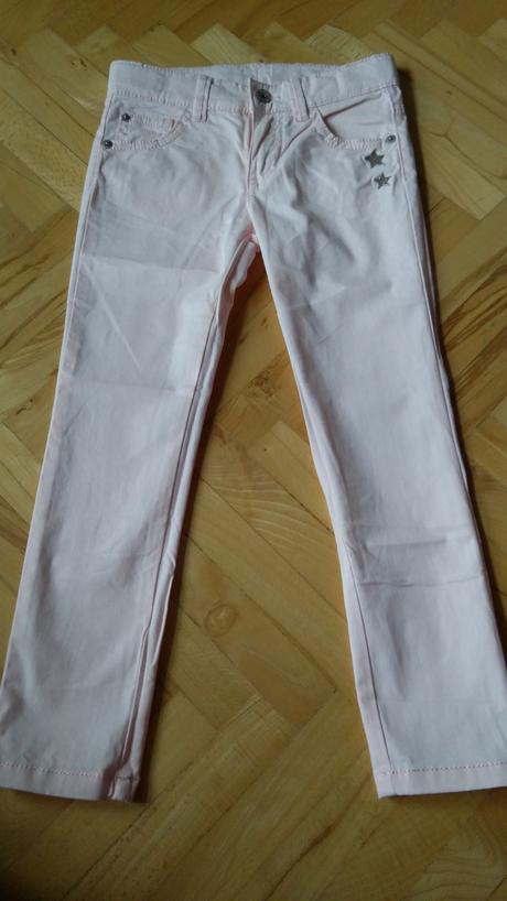 Svetloružové nohavice benetton, benetton,98 / 110