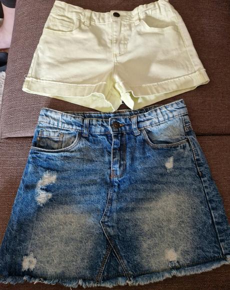 Rifľová sukňa a kraťasy, 152