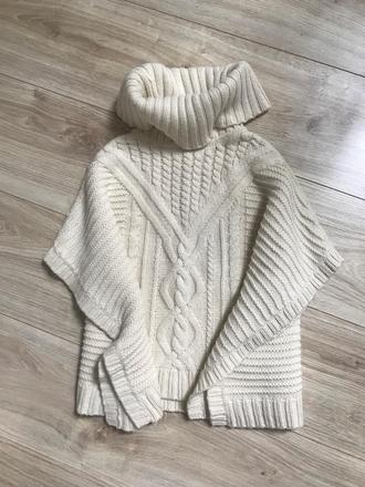 Pletene rolakove ponco, gap,122