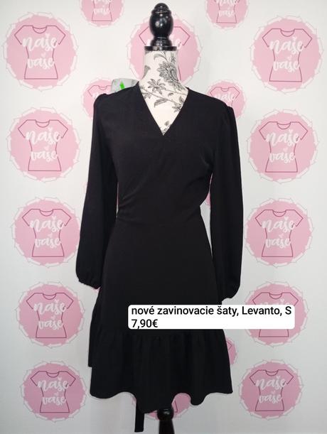 Nové zavinovacie šaty, s