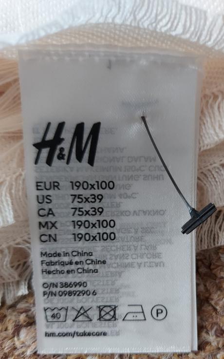 Šatka h&m, h&m