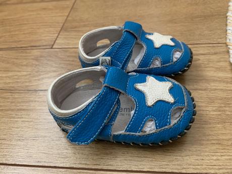 Sandálky capačky little blue lamb, little blue lamb,<17