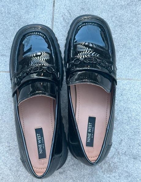 Lakované mokasíny nine west - veľkosť 40, nine west,40