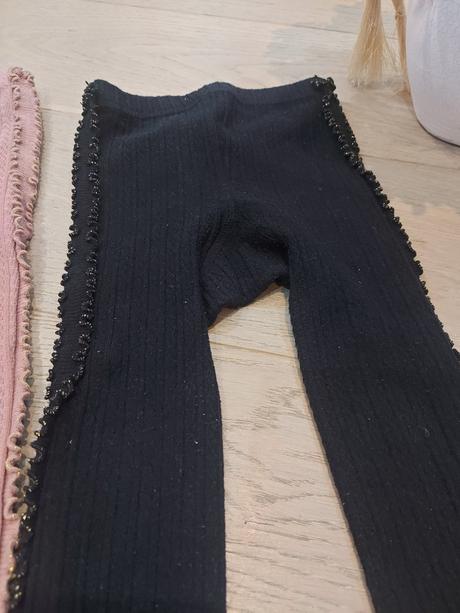 2 pack vrubkovane leginy, 86