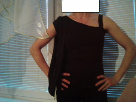 Tmavofialový top, s