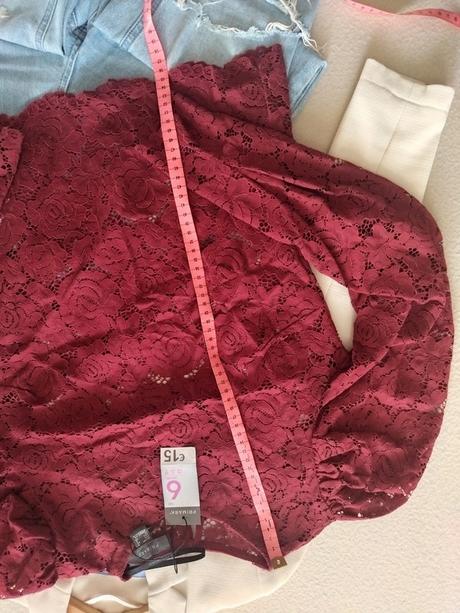 Nový čipkovaný top s visačkou, primark,xs