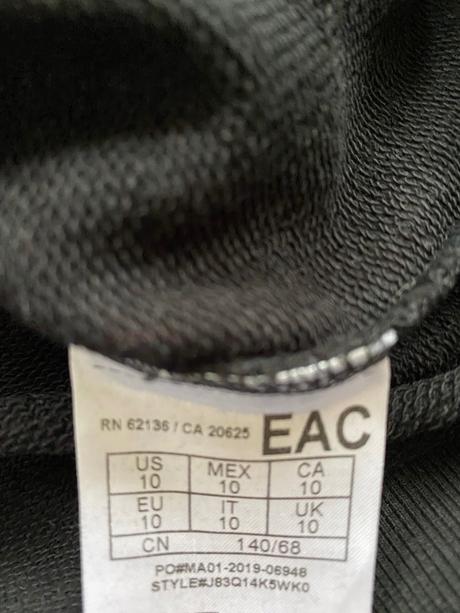 Čierna mikina, guess,140