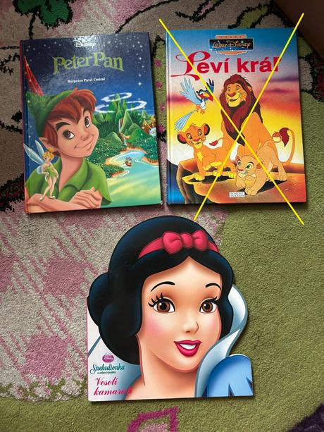 2x knižky disney, 