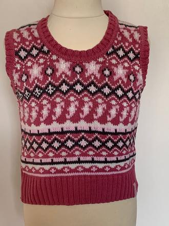 S.oliver ružové pletená vesta, s.oliver,104