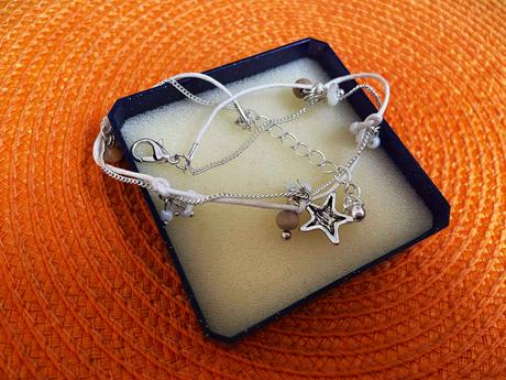 Náramok na členok s príveskami, 