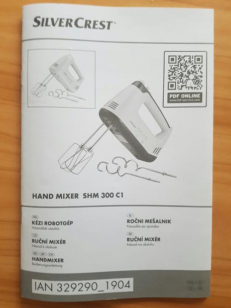 Rucny mixer, silver crest