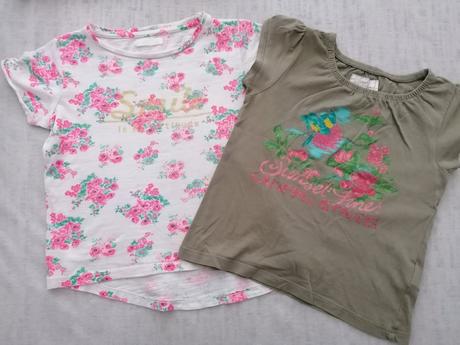 2ks tričiek, h&m,98