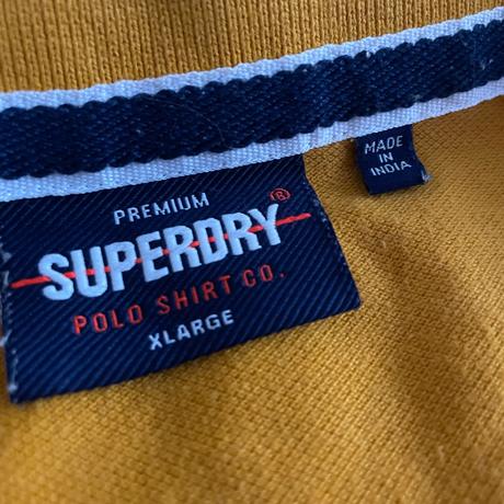 Superdry polo tričko vintage y2k, superdry,xl