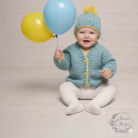 Svetrik pre chlapčeka s čiapočkou, 68