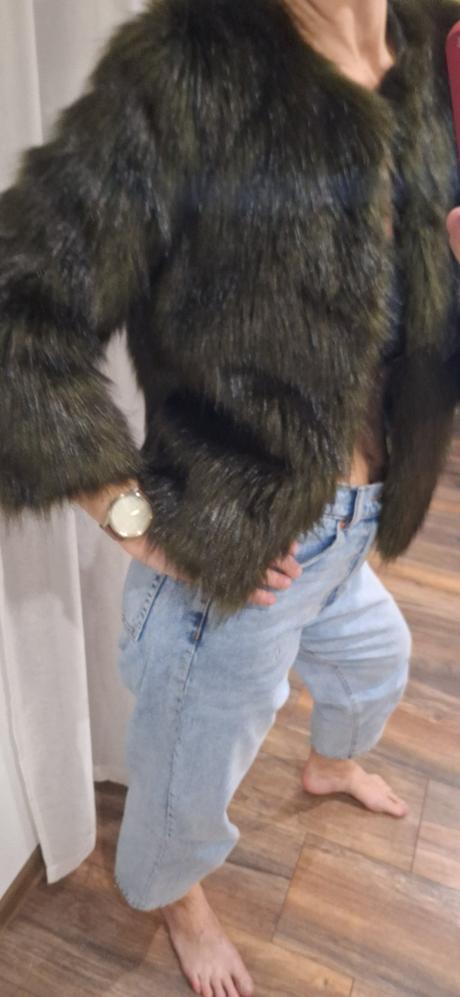 Kozuch stradivarius kabat bunda  36/38, stradivarius,m