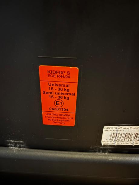Britax romer kidfix 2s, britax